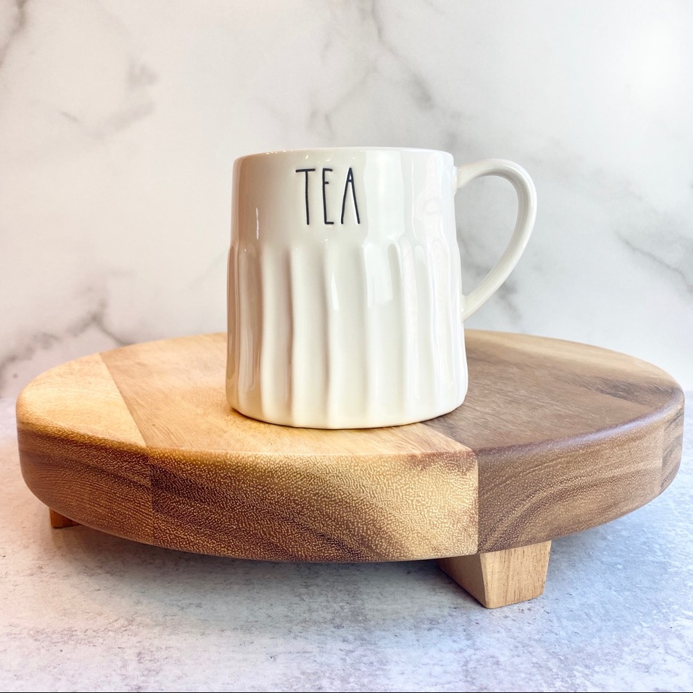 Rae Dunn TEA Textured Stripe Mug